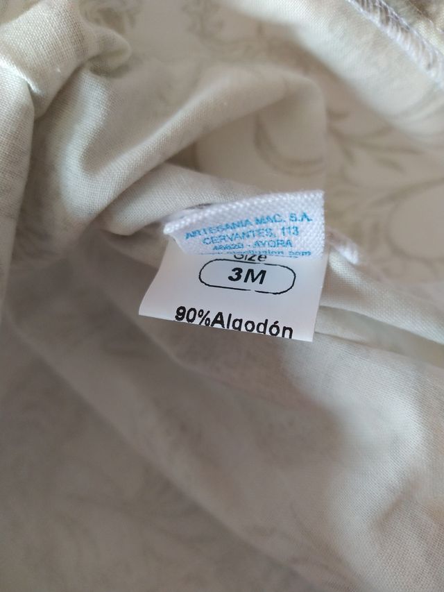 Vestido niña 3 meses