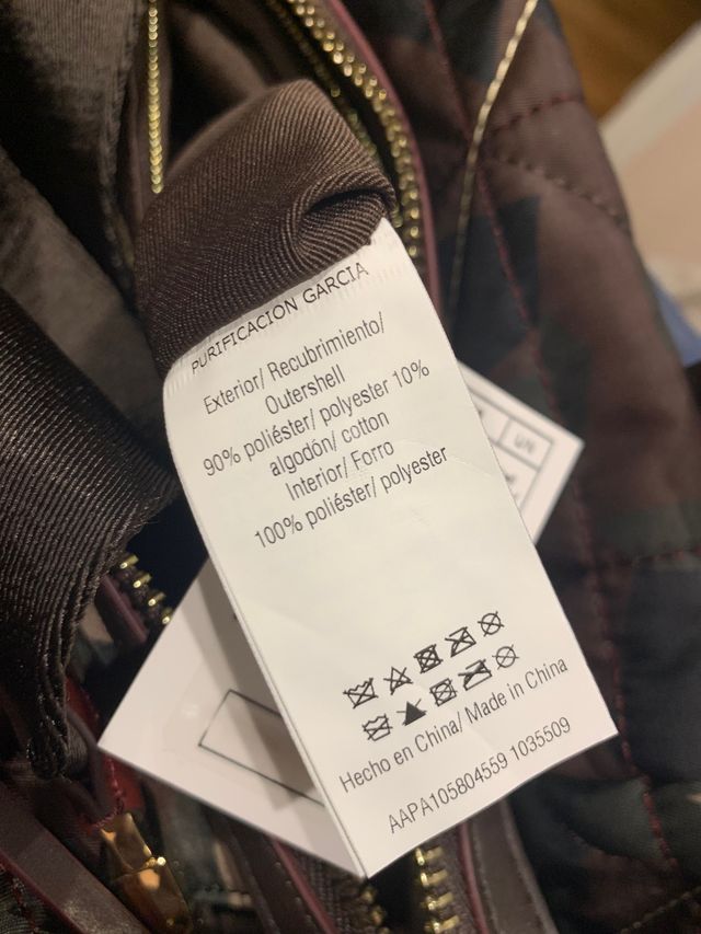 Bolso acolchado camuflaje Purificación García