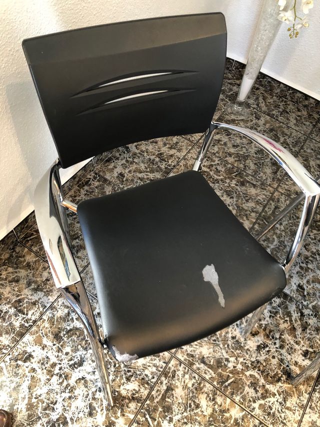 2 sillas confidente oficina