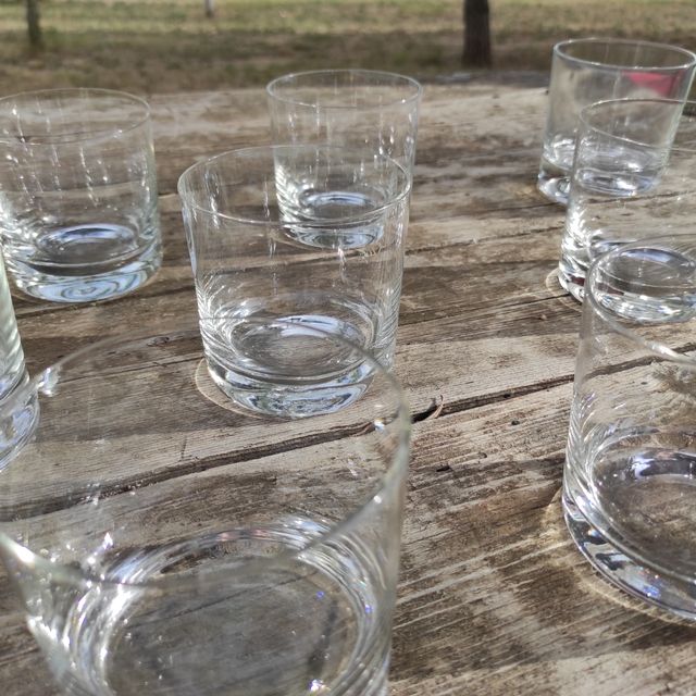 Juego de 8 vasos de Whisky