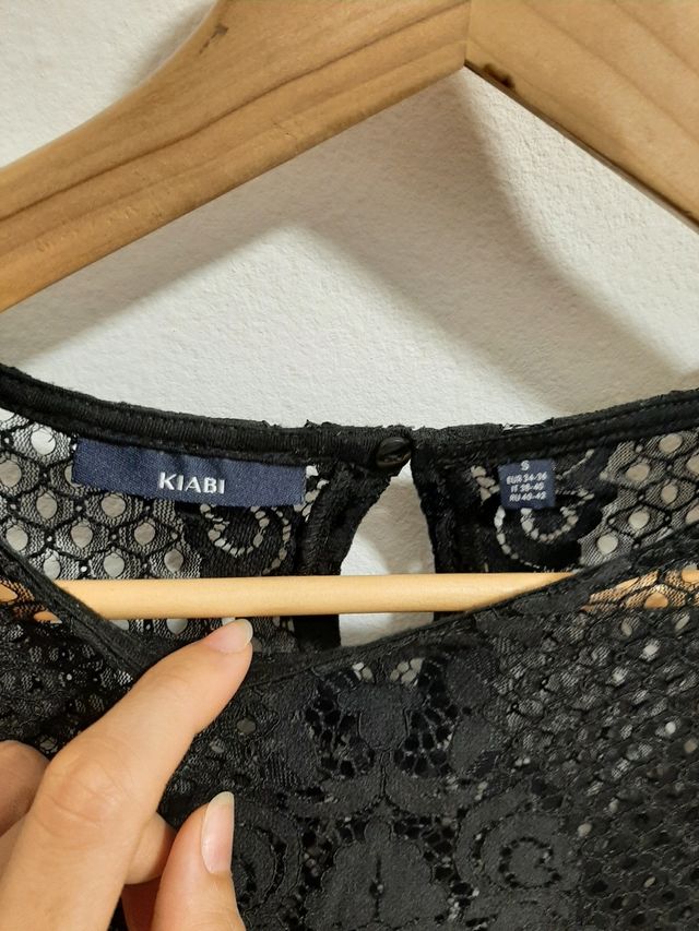 Camiseta negra Kiabi S