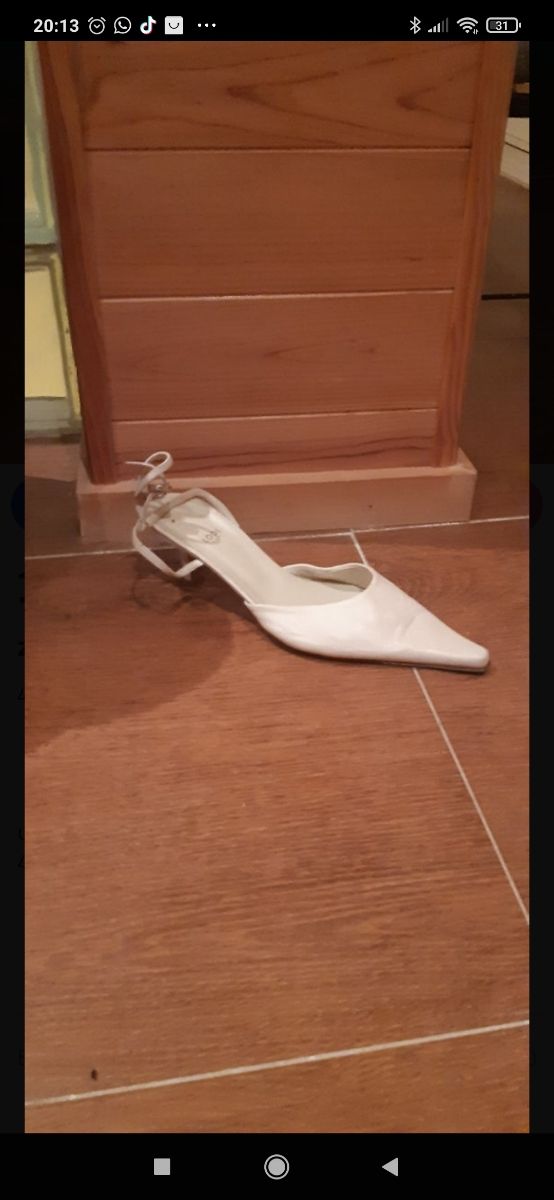 zapatos de boda de piel