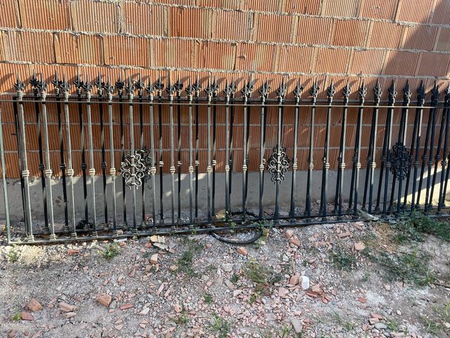 Rejas de hierro mazizo