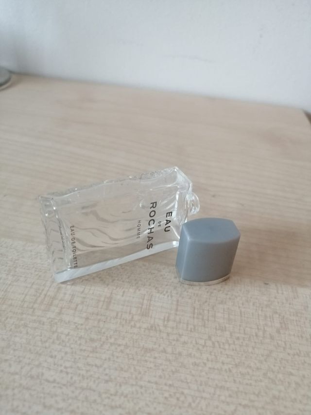 MINI FRASCO PERFUME EUA DE ROCHAS VACIO COLECCION