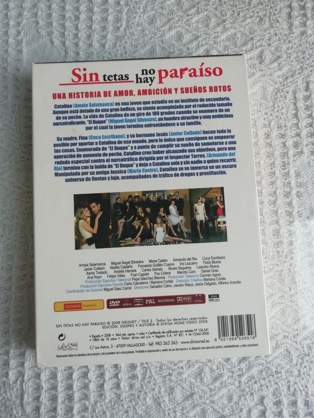 Dvds Sin tetas no hay paraiso PACK