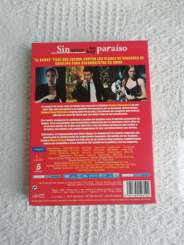Dvds Sin tetas no hay paraiso PACK