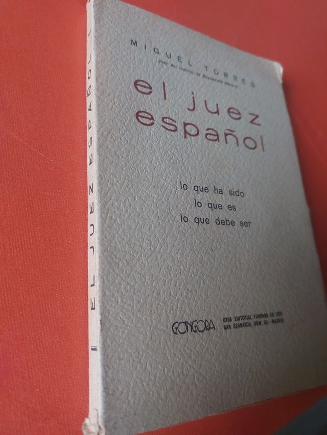el juez español. Miguel Torres