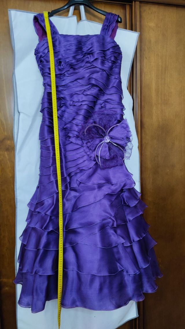 Vestido fiesta. UN SÓLO USO. Talla L/42