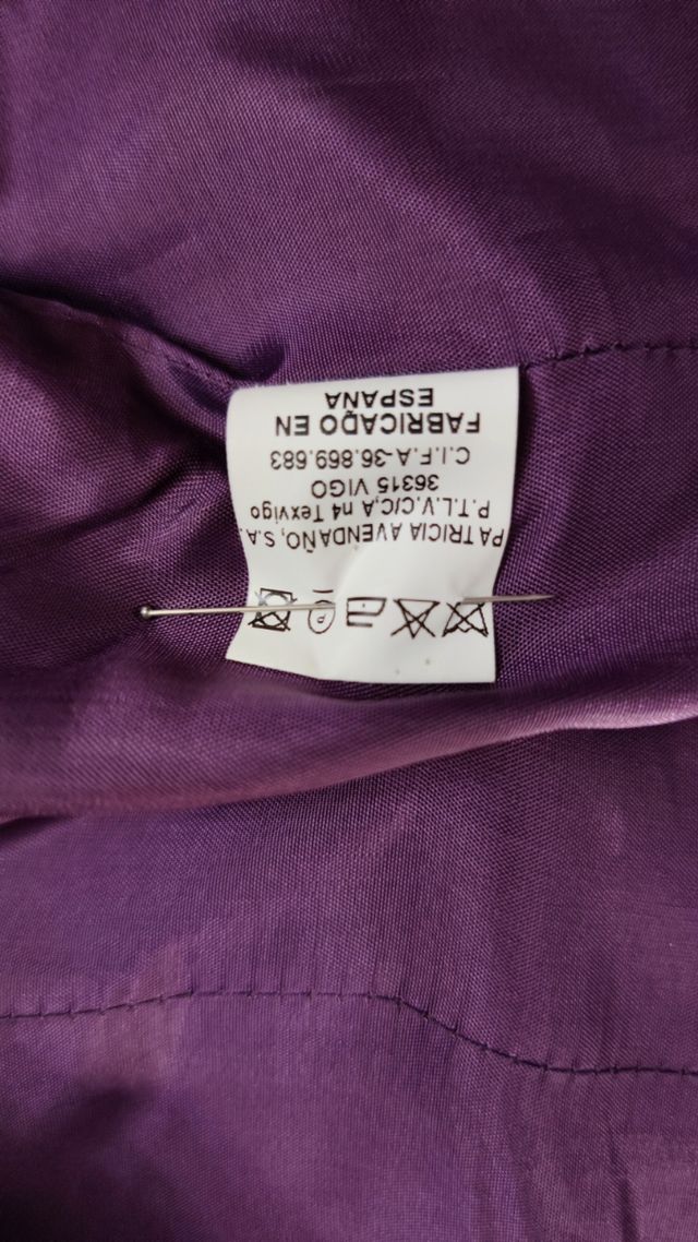 Vestido fiesta. UN SÓLO USO. Talla L/42