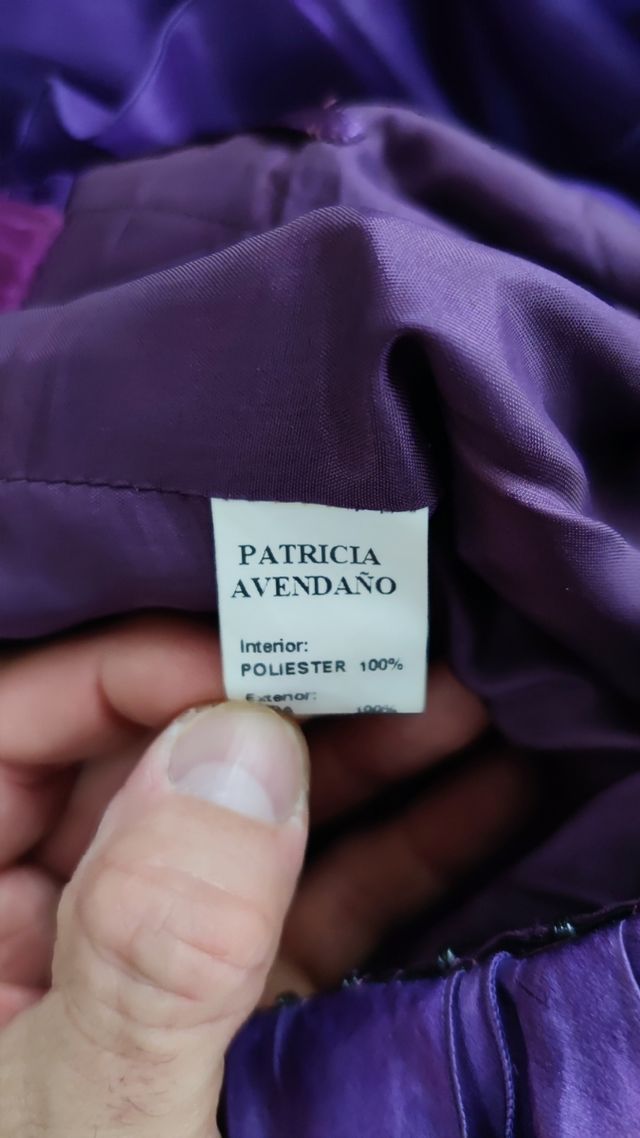 Vestido fiesta. UN SÓLO USO. Talla L/42