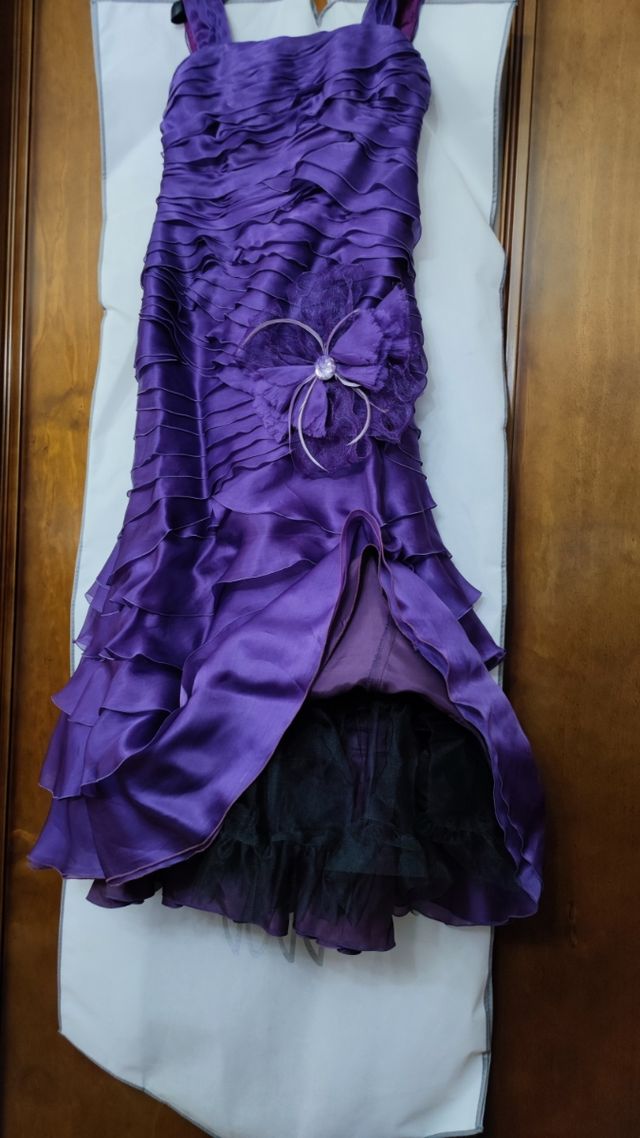 Vestido fiesta. UN SÓLO USO. Talla L/42