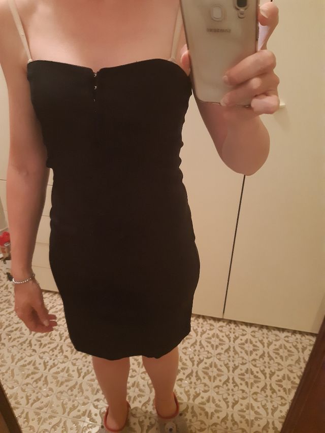 vestito senza spalline - dress 44 IT