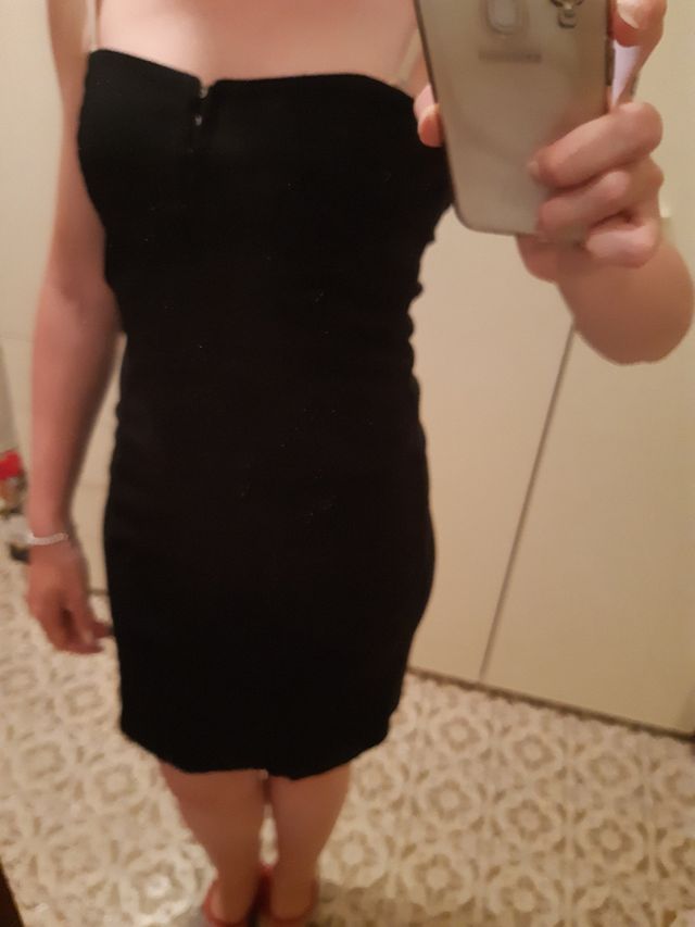 vestito senza spalline - dress 44 IT