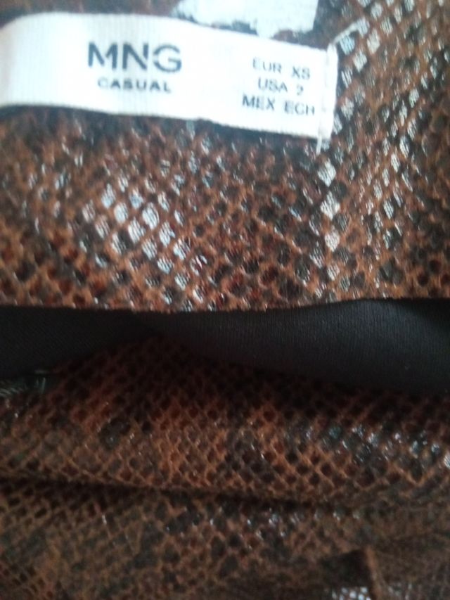 vestido de MANGO marron