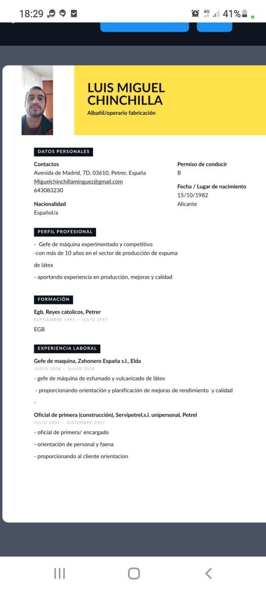 busco empleo de construcción ,pintor,recolector