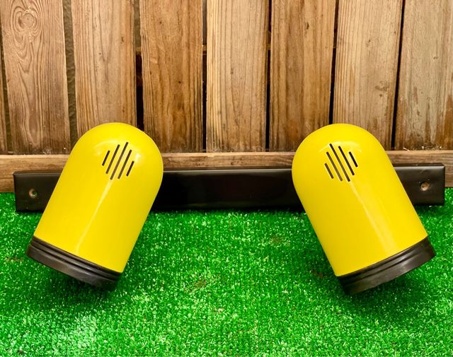 PAREJA FOCOS INDUSTRIALES AMARILLOS ACAPRI VINTAGE