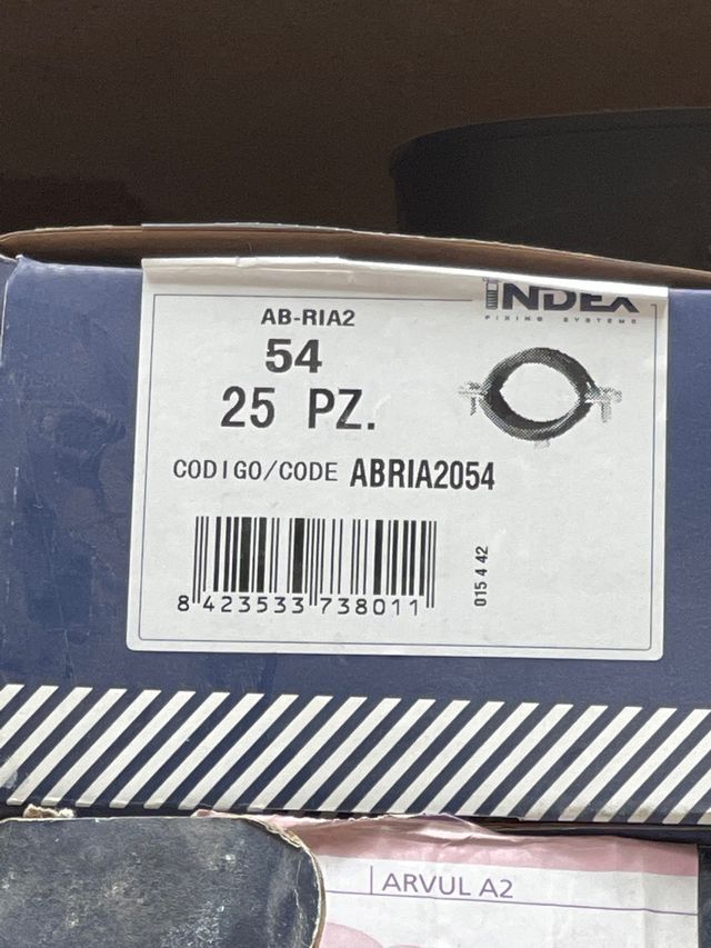 Abrazadera Isofonica Inox INDEX con Goma