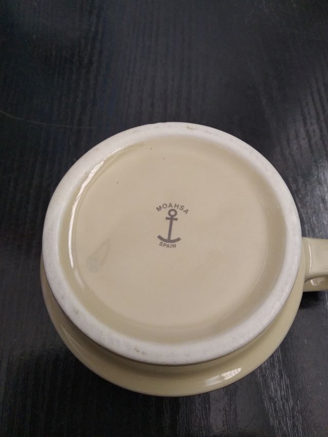 Tazas café con leche de Loza