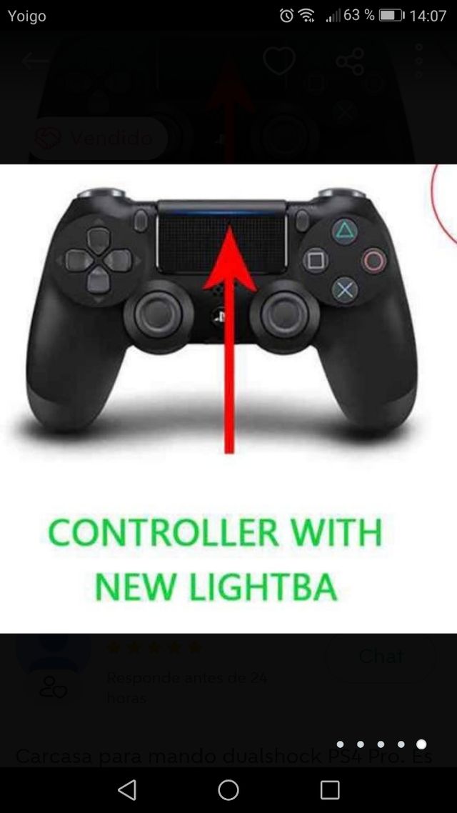 carcasa dualshock ps4