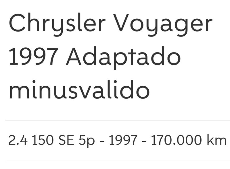 Chrysler Voyager 1997 automático - foto 1