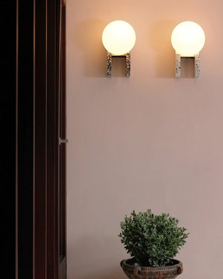 MET - Lámpara terrazzo negro