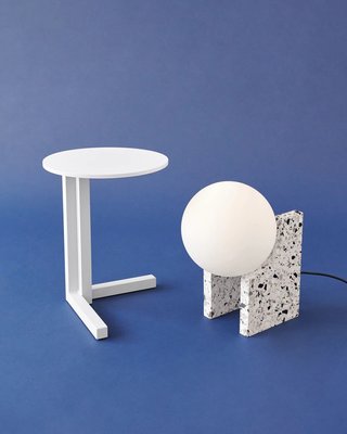 MET - Lámpara terrazzo gris