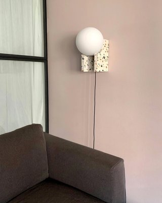 MET - Lámpara terrazzo gris