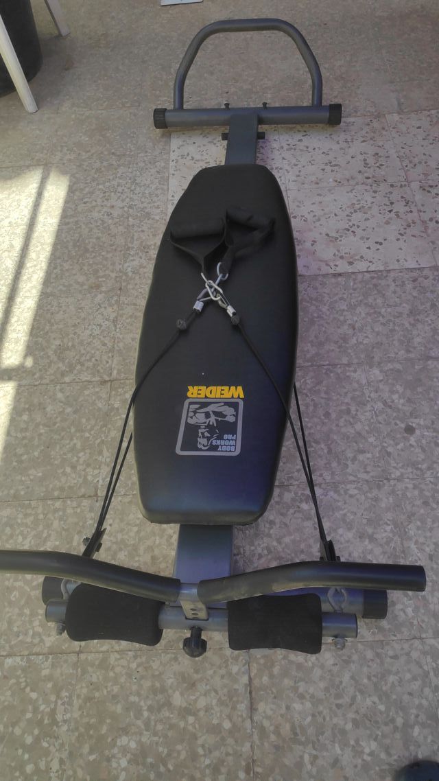 Maquina ejercicios WEIDER Body Works Pro de segunda mano por 115 EUR en Málaga en WALLAPOP