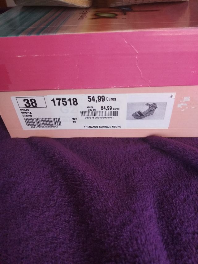 Zapatos de Cuña mujer DOS PUESTAS muy bonitas