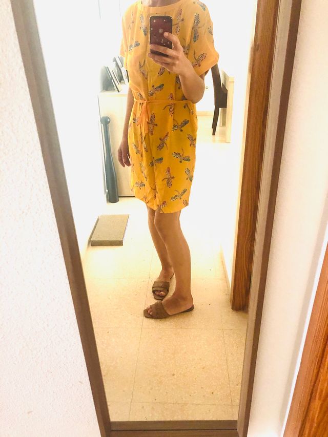 ! Vestido estampado, Zara