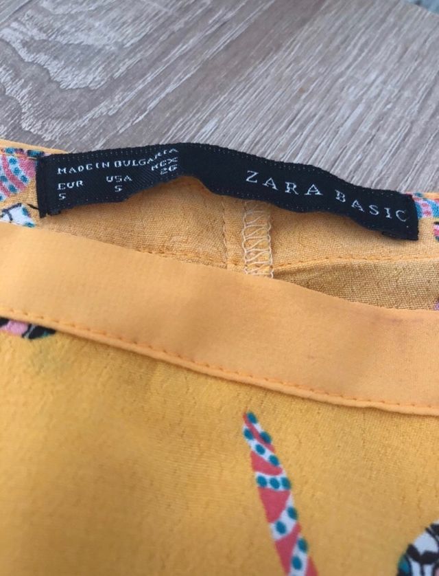 ! Vestido estampado, Zara