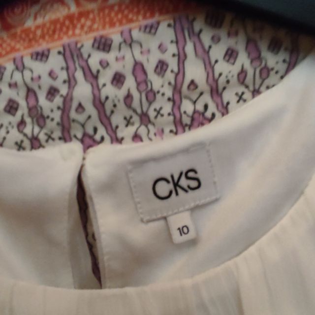 Vestido Blanco talla 10