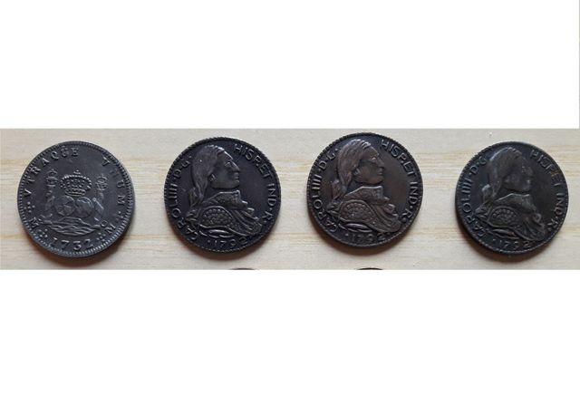 Monete Spagna: 8 Franchi 1732 e 8 Scudi 1792