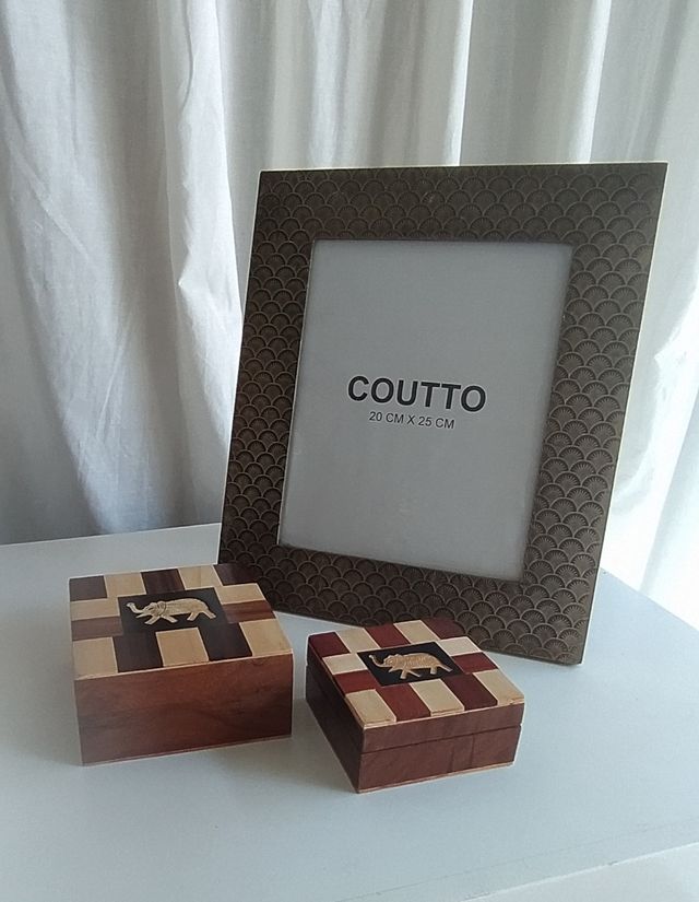 set cajas de madera