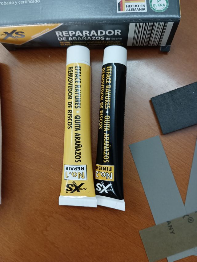 Set reparador arañazos coche,moto, bicicletas