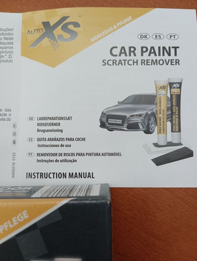 Set reparador arañazos coche,moto, bicicletas