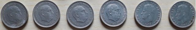 Spagna: Pesetas 1957 e 1975