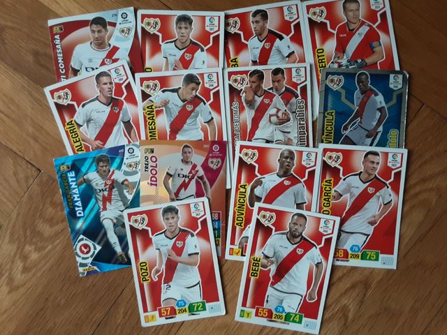 cromos fútbol Rayo Vallecano
