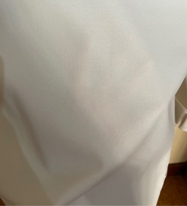 Chaqueta blanca manga 3/4