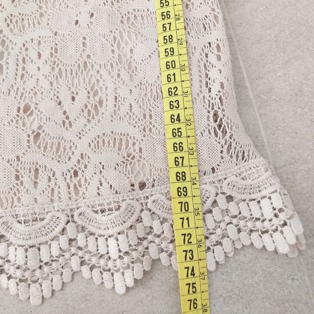 1€: Vestido crochet H&M T.34