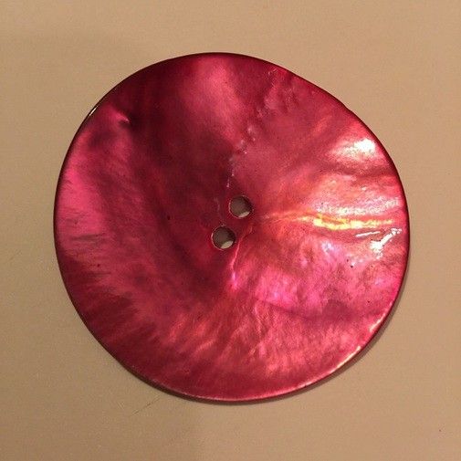 Broche boton grande de nacar