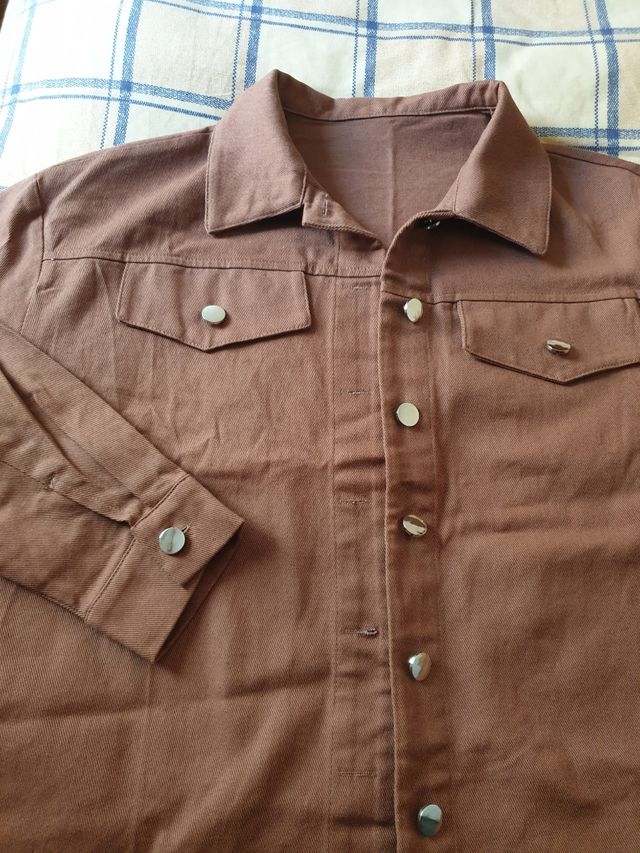 Chaqueta denim marrón Nueva sin estrenar