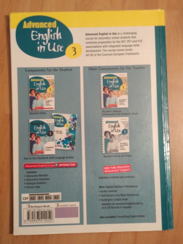 Advanced English In Use 3 Student s Book De Segunda Mano Por 15 EUR advanced-english-in-use-3-student-s-book-de-segunda-mano-por-15-eur