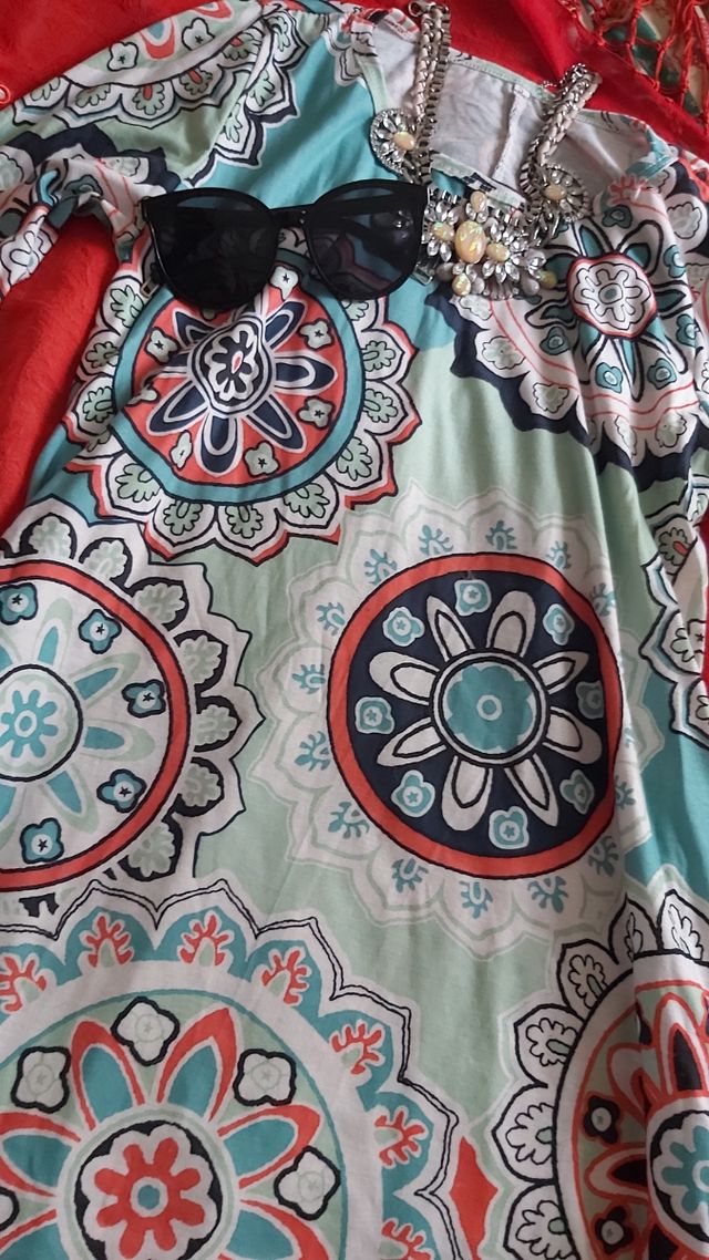 Abito fantasia maioliche