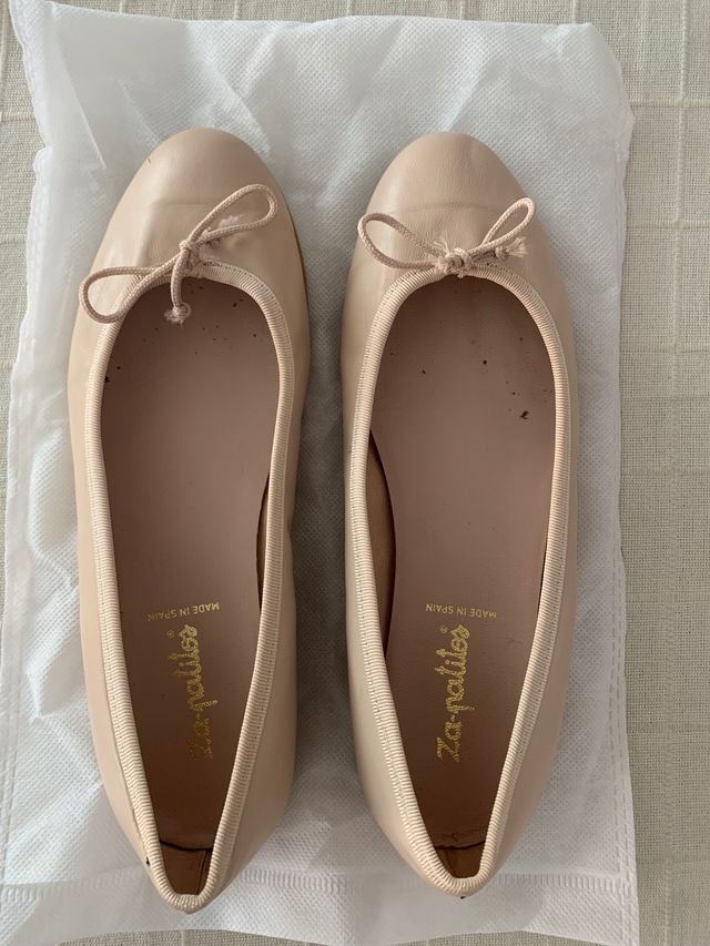 Bailarinas color rosa palo. talla 37