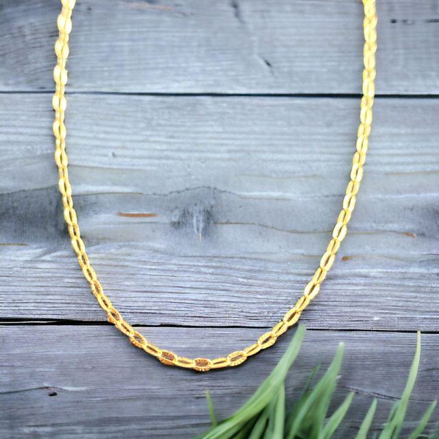 Cadena Rayos de SOL Italiana Oro 18 K