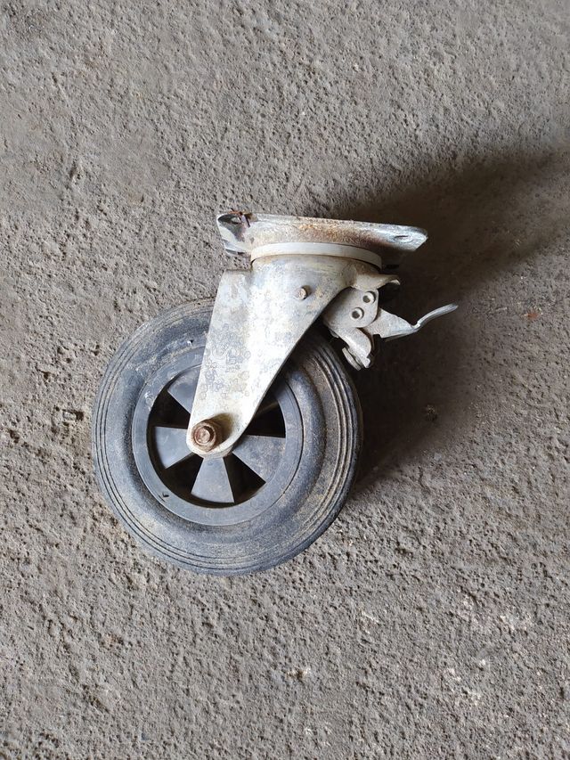 Ruedas giratorias para carga pesada con freno