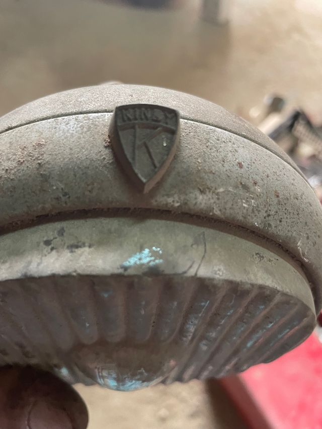 Farol antigo dos anos 1940 tipo marchal.cristal ok