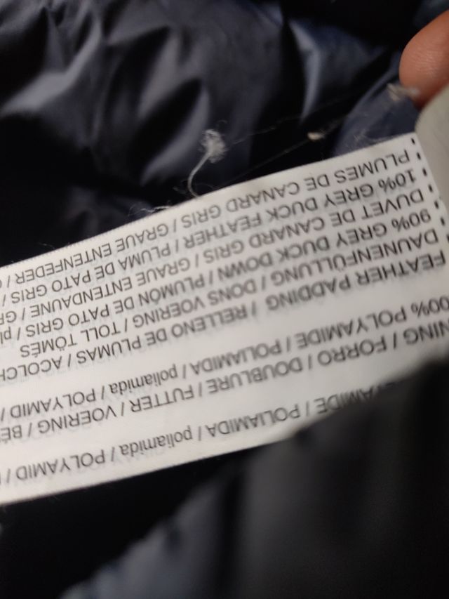 Plumífero niña Talla 9 Mango