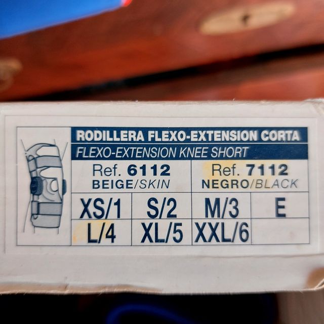 Rodillera articulada Talla L